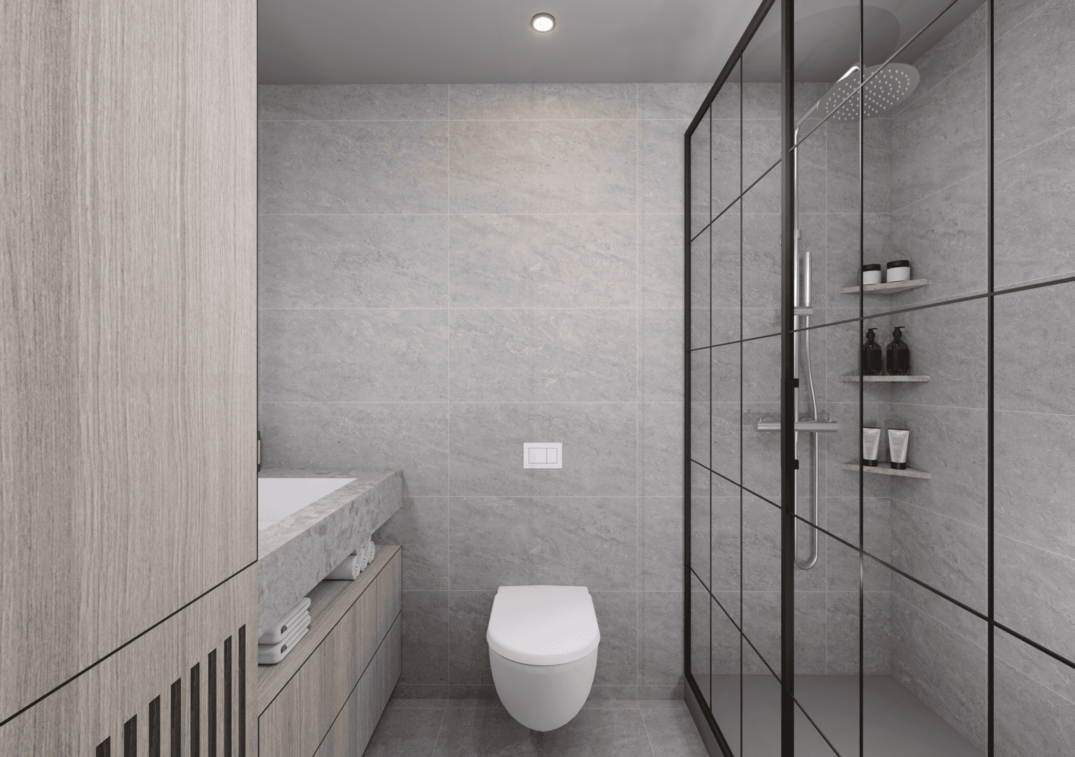 Sirius 48 banyo — premium yüzey detayları, I